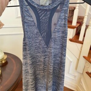 Athleta Heathered Blue Swim Cover-Up